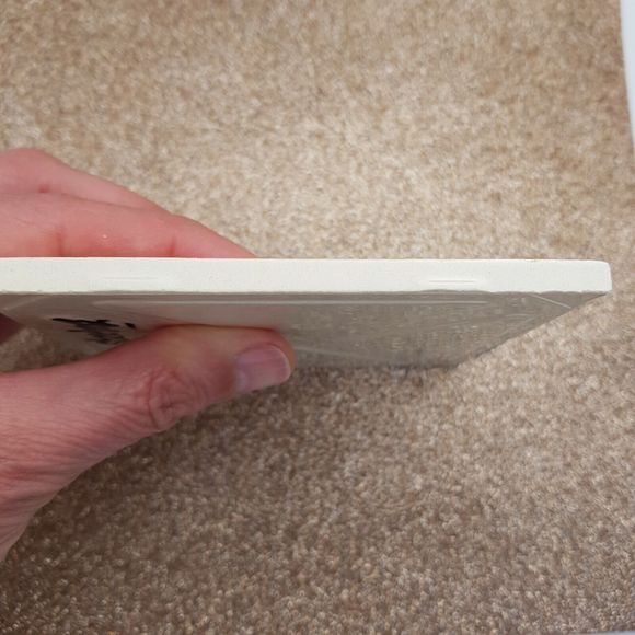 Robin Sterling Art Tile Signed Ceramic  Studio Pottery Night Moon 4.25" Square - Picture 11 of 12